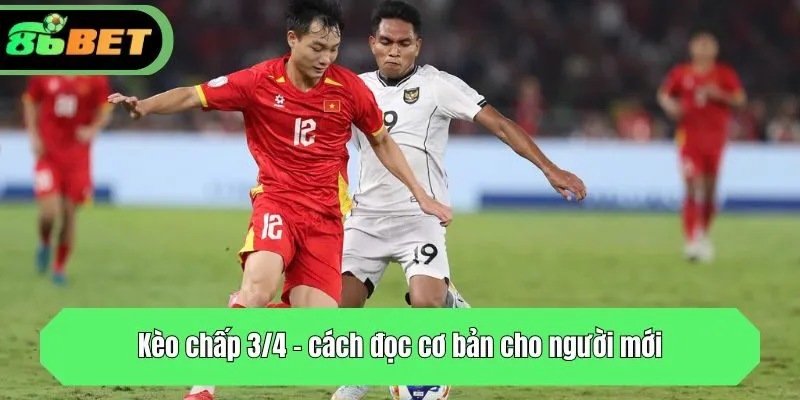 Kèo chấp 3/4 - cách đọc cơ bản cho người mới